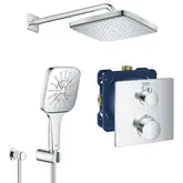 Душова система на 2 споживача прихованого монтажу Grohe Grohtherm UA26415SC7