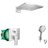 Душевая система скрытого монтажа Hansgrohe Raindance Select/Metropol (цвет - хром) (10102020)