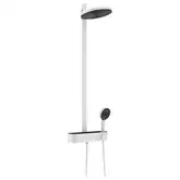 Душевая система с термостатом Hansgrohe Pulsify Showerpipe 260 2jet с ShowerTablet Select 400 (цвет - белый матовый) (24240700)