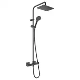 Hansgrohe Vernis Shape Душевая система с термостатом, черный матовый (26286670)