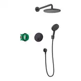 Hansgrohe Raindance S 240 Душевая система, черный матовый (27959670)