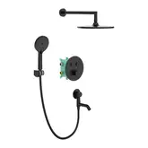 KOER KB-67012-05 Душевая система, черная (KR4729)