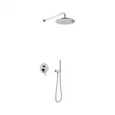 Душевая система KOHLMAN AXEL 20 CHROME + BOX скрытого монтажа (QW210AR20)