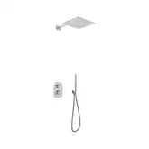 Душевая система KOHLMAN FOXAL 20 CHROME с термостатом + BOX скрытого монтажа (QW432FQ20)