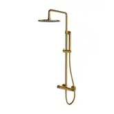 душова система з термостатом Omnires Contour brushed gold (CT8044GLB)