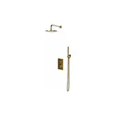 душова система прихованого монтажу з термостатом Omnires Contour gold (SYSCT11GLB)