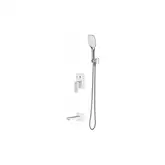 душова система прихованого монтажу Omnires Parma chrome/white (SYSPMW01CRB)
