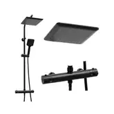 Душевой гарнитур Yoka BODO 23 BLACK черный с термостатом (BP.BODO THERM 23 BLK)