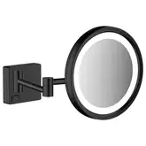 Дзеркало Hansgrohe ADDSTORIS з підсвіткою LED, чорний матовий (41790670)