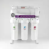 Фільтр зворотнього осмосу Raifil 500G - 3/8 10"Slim з манометром (2469)