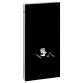 Наружная инсталляция для подвесного унитаза 101 см Geberit Monolith, стекло чёрное (131.021.SJ.5)
