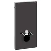 Наружная инсталляция для подвесного унитаза 101 см Geberit Monolith, стекло умбра (коричневый) (131.021.SQ.5)