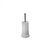CA25251-Canova-щітка для туалету підлогова біла кераміка-хром Bagno&Associati (CA25251)