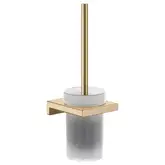 Щітка для унітазу Hansgrohe AddStoris підвісна, Brushed Bronze/скло (41752140)