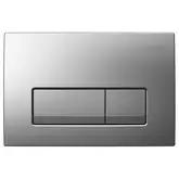 Geberit Delta 50 Клавіша змиву, матовий хром (115.119.46.1)