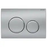 Geberit Delta 20 Клавіша змиву, матовий хром (115.127.46.1)