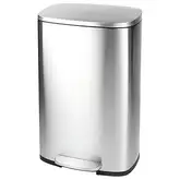 Відро для сміття з плавним закриттям прямокутне Mixxus Bevel-TC0112 SS Color 12л колір наржавійка ( (MI7087)