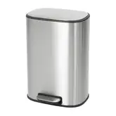 Відро для сміття з плавним закриттям овальне Mixxus Premium Diverse-TC0112 SS Color 12л колір наржа (MI7079)