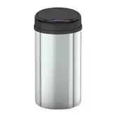 Відро для сміття сенсорне кругле Mixxus Premium Ellipse-TC0109 Chrome-Black 9л (хром-чорне) (MI7083