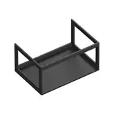Структура из алюминия в комплекте с полкой 75 x 47 х h37,5 см Catalano Horizon, Satin black (5S7550NS)