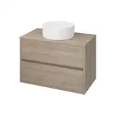 Cersanit Шафка під умивальник CREA  80 White mount countertop на стільницю Церсаніт (FZZW1008711564)