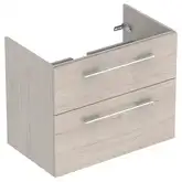 Тумба под раковину Geberit Selnova Square, slim rim 80 см, орех светлый 501.211.00.1