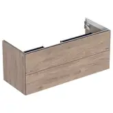Тумба подвесная Geberit One 120 х 47 х h50,4 см, цвет - орех тёмный 505.265.00.6