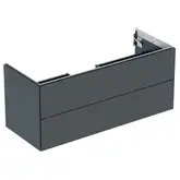 Тумба подвесная Geberit One 120 х 47 х h50,4 см, цвет - чёрный матовый 505.265.00.8