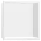 Настенная ниша со встроенной рамой Hansgrohe XtraStoris Original 30 x 30 x 10 см, белый матовый (56061700)