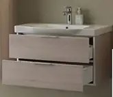 Kolpa San Тумба с умывальником LANA OUL 80 II  Acacia Light (528982) (528980)