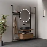 Nic-Design Тумба Nic Design OVER 86 MDF, Noce canaletto (010873025)
