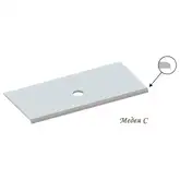 Snail Стільниця «Медея» 900/550 Чорний А200 (122A200)