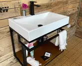 Snail Тумба «Самуі» з умивальником «Гранд»/дерево А802 Олива глянець (600LOFT148dA802)