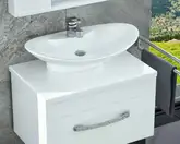 Snail Тумба «Мадлен» з умивальником «Гармонія» А700М Кава МАТ (700KM102A700M)