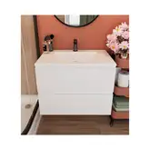 Snail Тумба «Елегія» з умивальником «Орфей» А702 Шампань глянець (800КМ165/800A702)