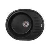 Мийка кухонна Zerix ZS-6250R-03 Чорна (ZX4548)