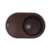 Мийка кухонна Zerix ZS-7750R-12 Коричнева (ZX4560)