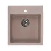 Мийка кухонна Zerix ZS-4651S-06 Бежева (ZX4565)
