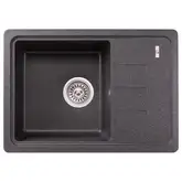 Lidz GRF-13 Кухонна мийка, графіт (LIDZGRF13620435200)