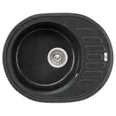Lidz GRF-13 Кухонна мийка, графіт (LIDZGRF13620500200)