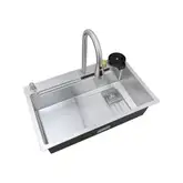Мийка Mixxus Premium MH7545-SET-03.SUS304 з вбудованим змішувачем  (MX1699)