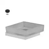 Fima Carlo Мильниця з тримачем Fima Quadra, що окремо стоїть, чорний матовий (F6023_2NS)