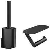 Комплект аксесуарів Hansgrohe WallStoris 2в1, Matt Black (27969670)