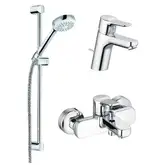 Kludi Pure &Easy Набор смесителей, хром (376850565)