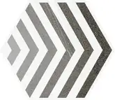 Плитка керамогранітна Hexagono Lacroix Gris 230x266x9 Vives (46EP)