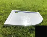 Snail Душовий піддон «Жасмін» 900/R550 Чорний А200 (134A200)