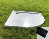 Snail Душовий піддон «Жасмін» 900/R500 А200М Чорний МАТ (136A200M)