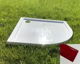 Snail Душовий піддон «Жасмін» 900/R500 А900 Рубін глянець (136A900)