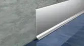 Плінтус 60x11x2000 мм, срібло блискуче БРАШ, Lucciano (BMA6011ABS)