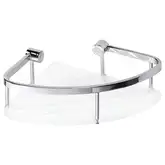 Поличка для мила 146208376 Cytro : кутова, акрил, нержавійка блиск Bemeta Чехія